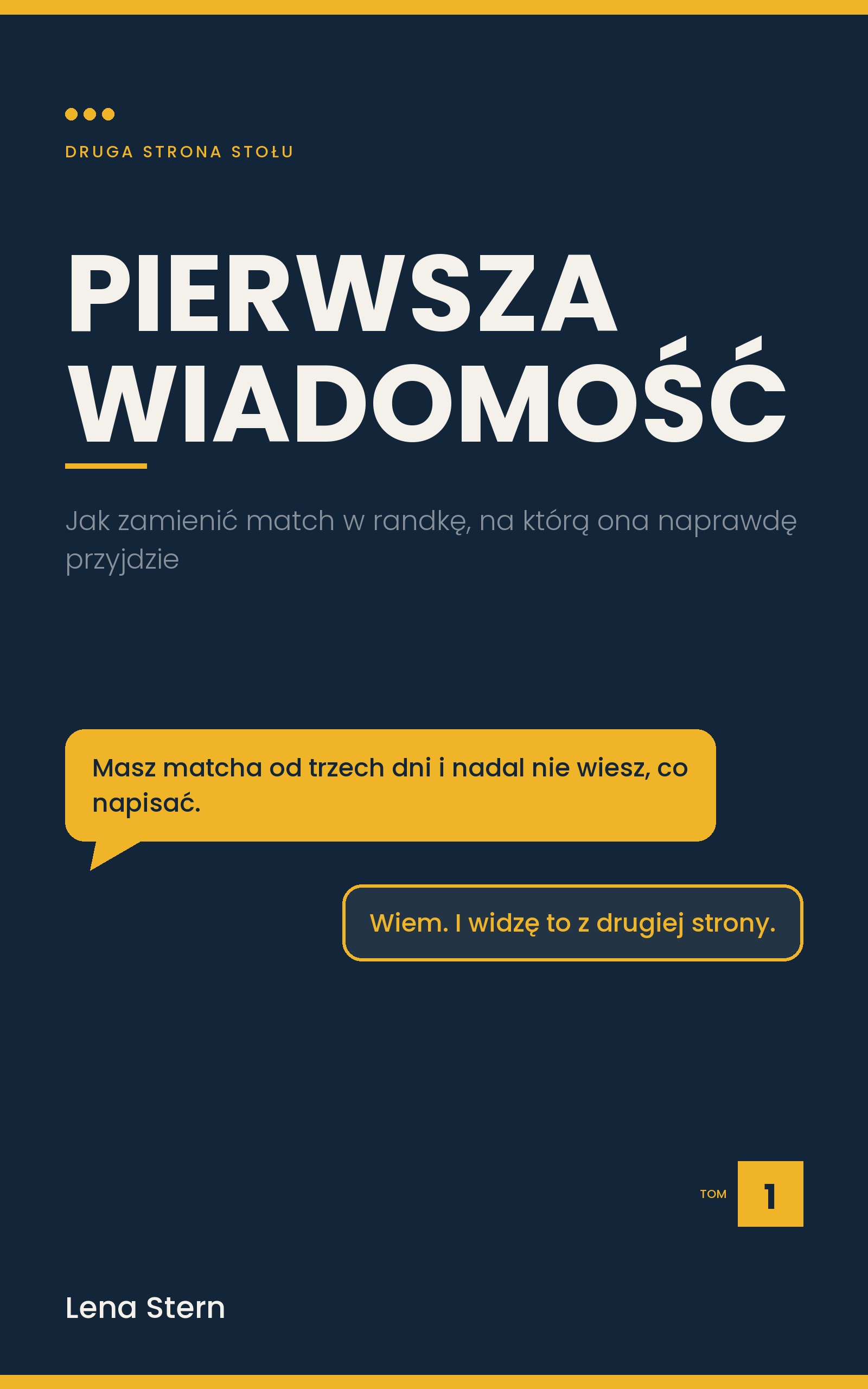 Okładka: Pierwsza wiadomość