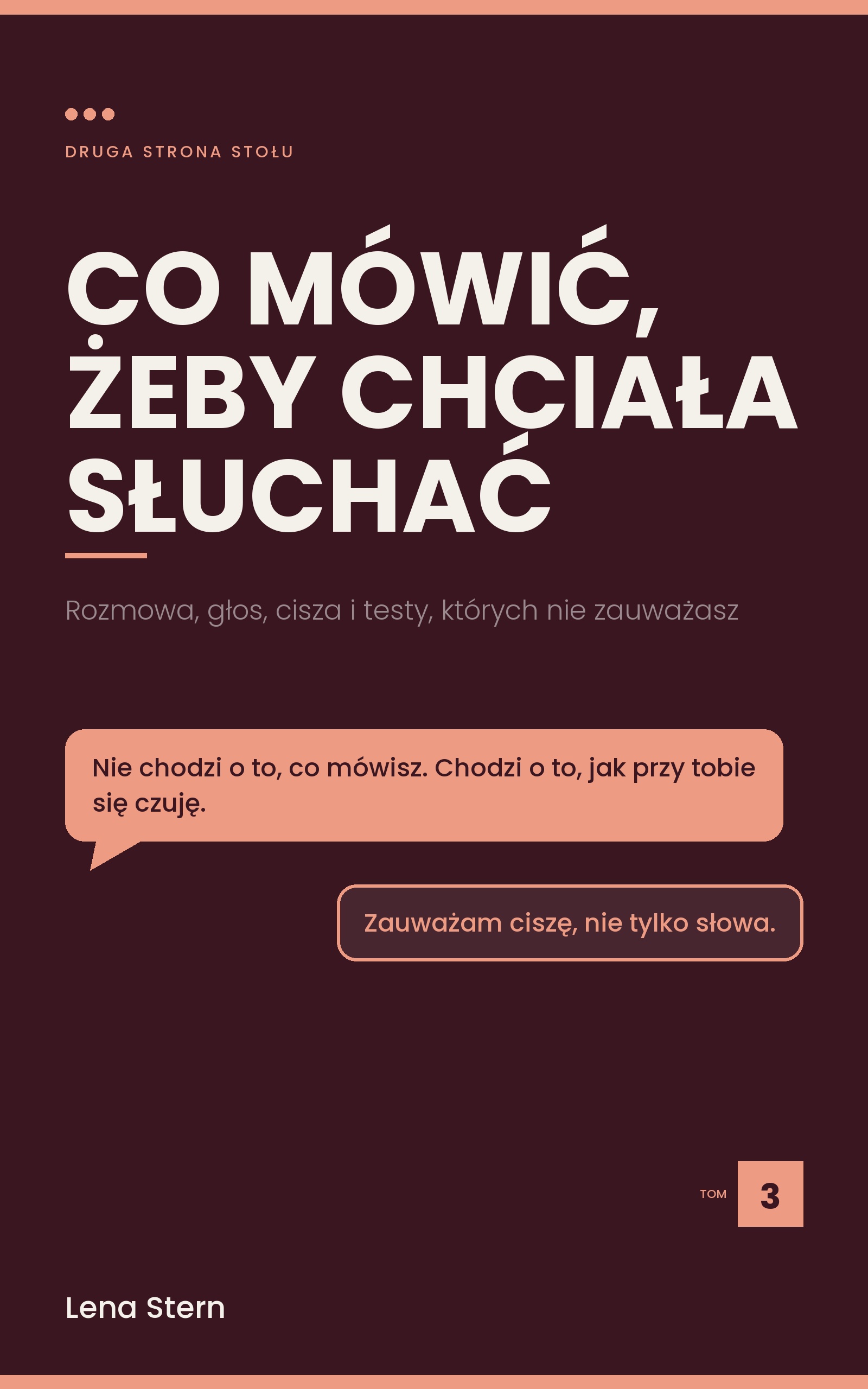 Okładka: Co mówić, żeby chciała słuchać